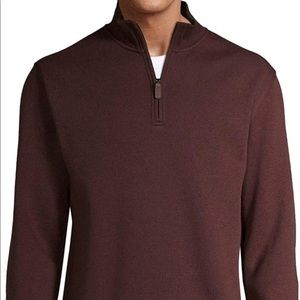 George Heather Quarter Zip Fleece Pullover